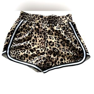 Cheetah print booty shorty